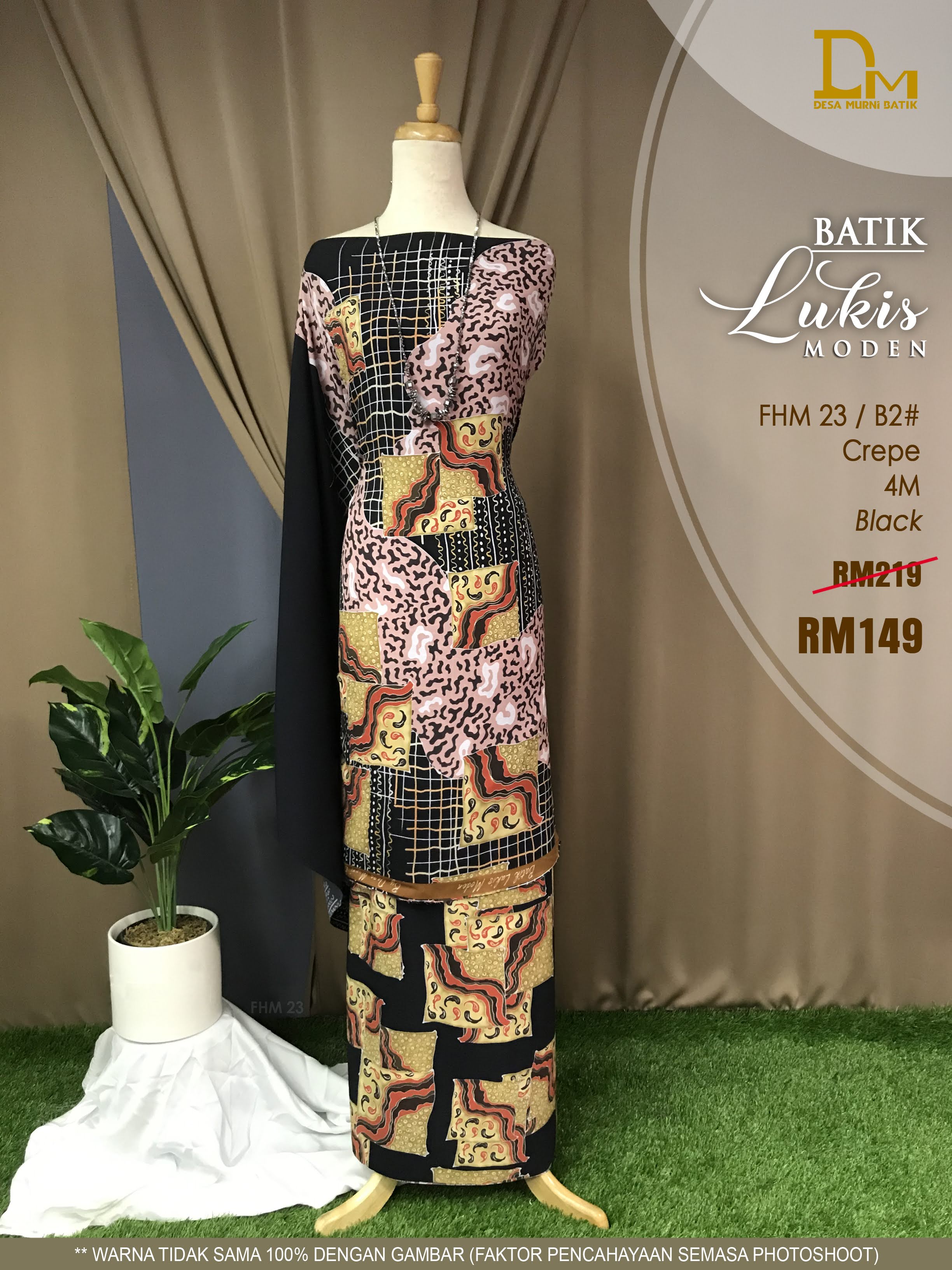 BATIK LUKIS MODEN CREPE FHM 23