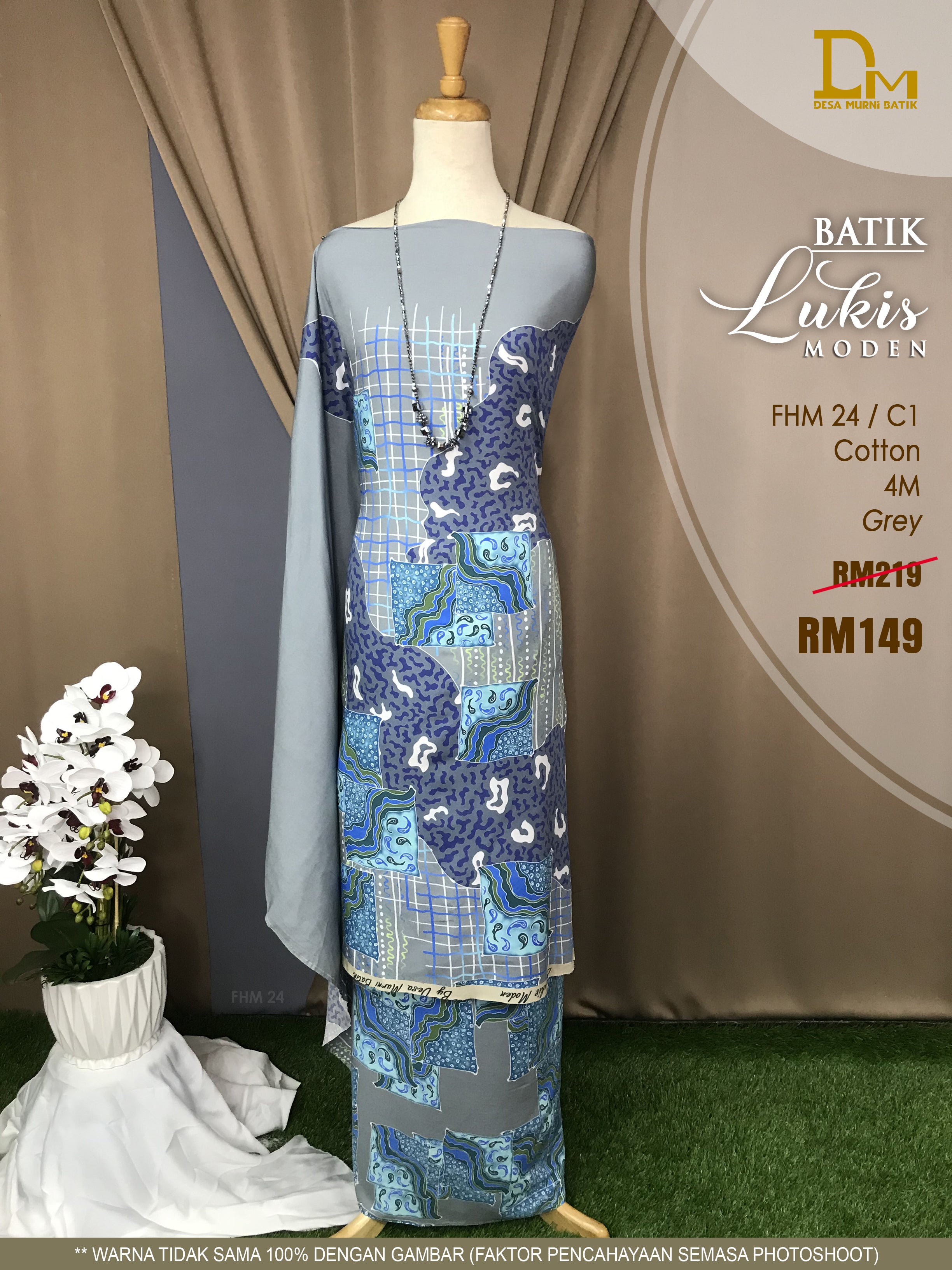 BATIK LUKIS MODEN COTTON FHM 24