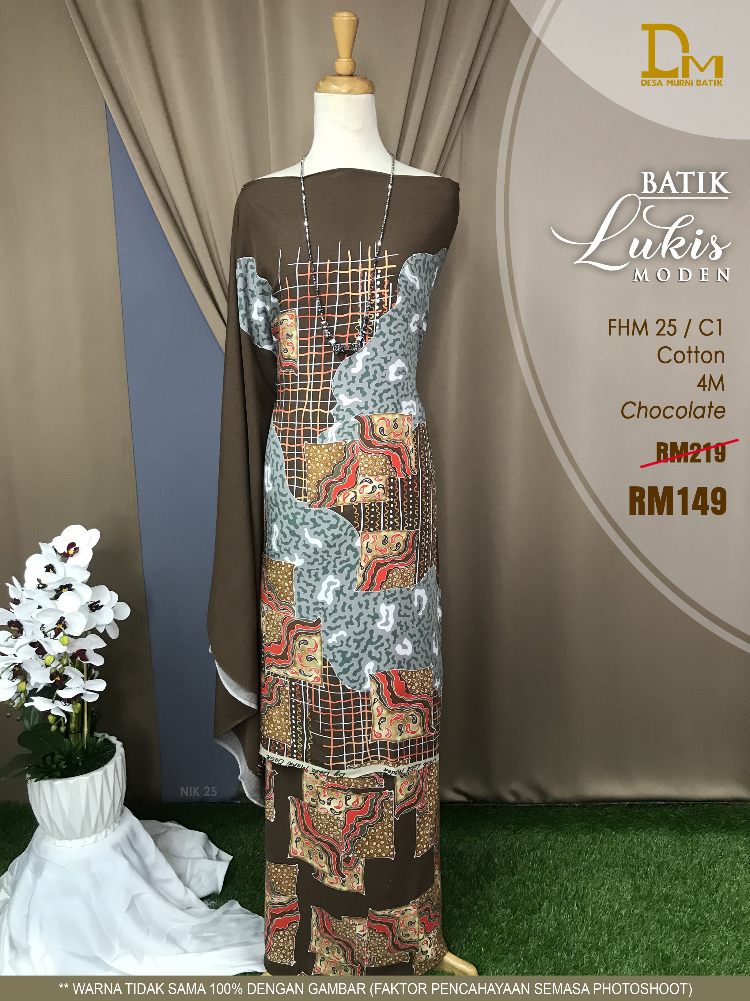 BATIK LUKIS MODEN COTTON FHM 25