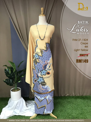 BATIK LUKIS MODEN CREPE FHM 27