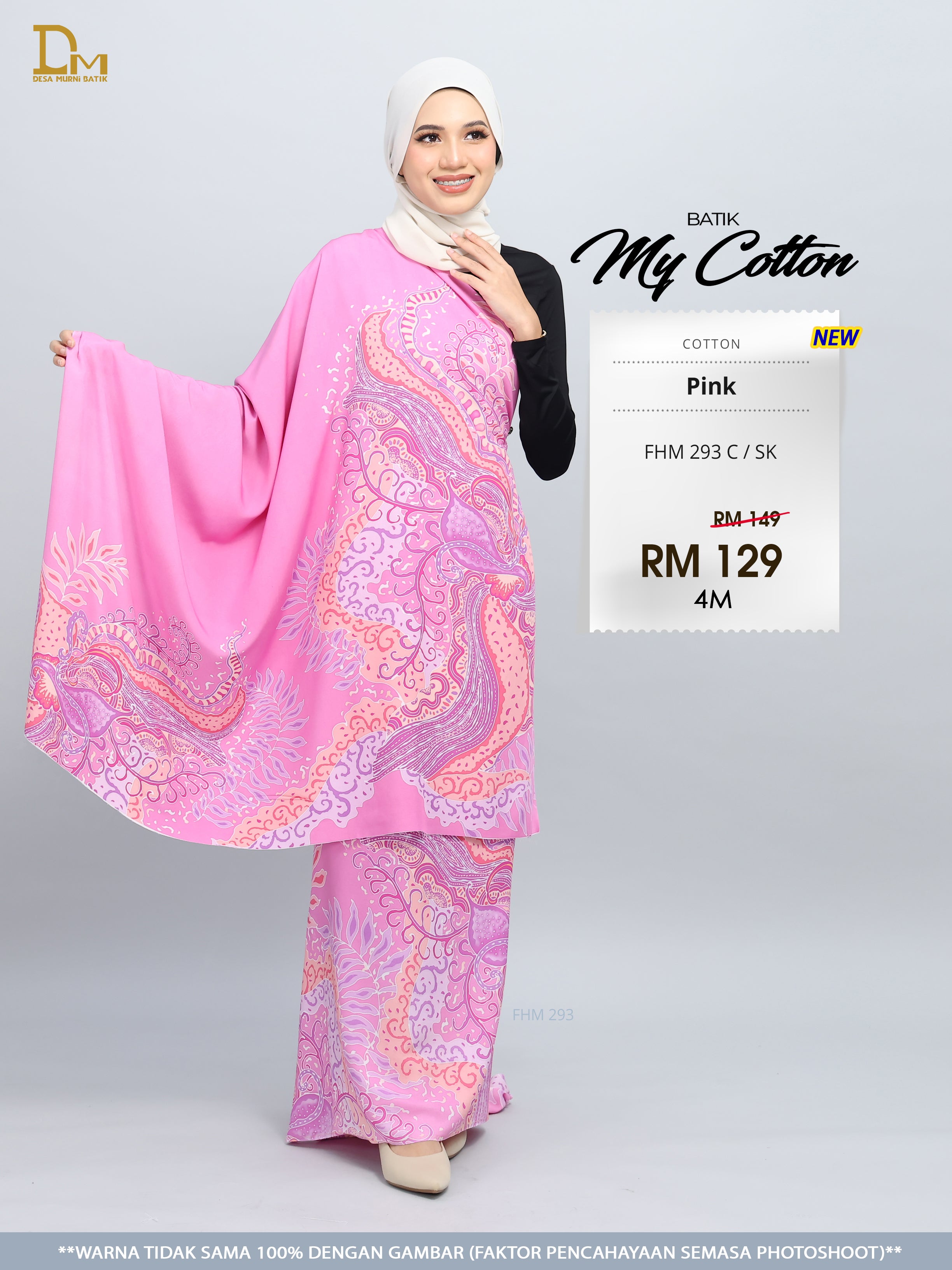 BATIK MY COTTON FHM 293 C / SK PINK