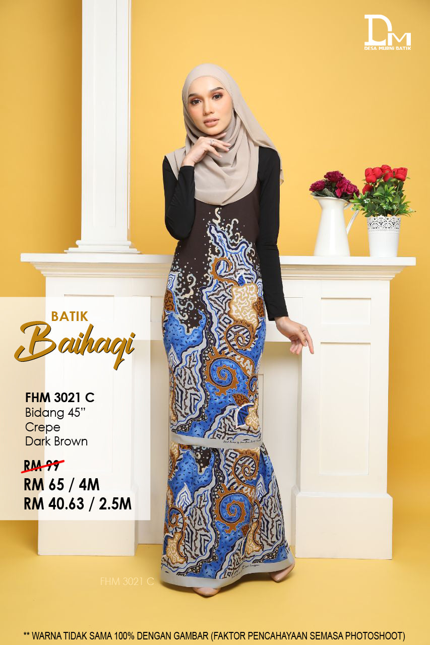 BAIHAQI FHM 3021 C DARK BROWN