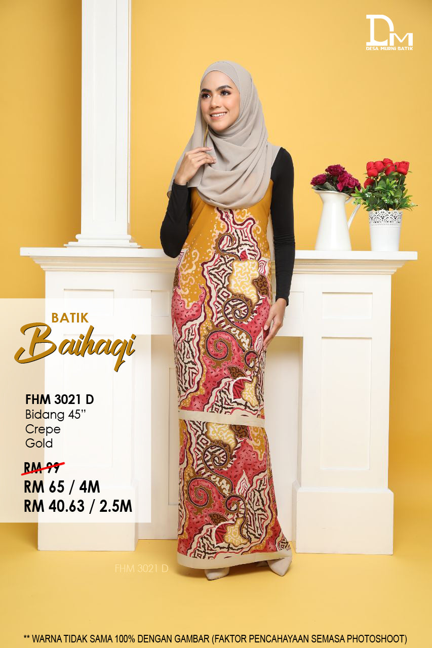 BAIHAQI FHM 3021 D GOLD