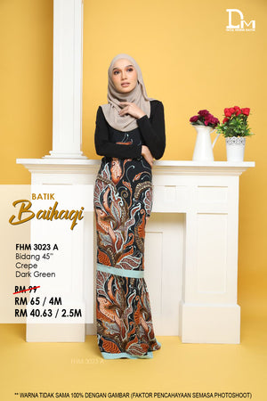 BAIHAQI FHM 3023 A DARK GREEN