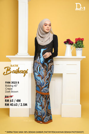 BAIHAQI FHM 3023 B DARK BROWN