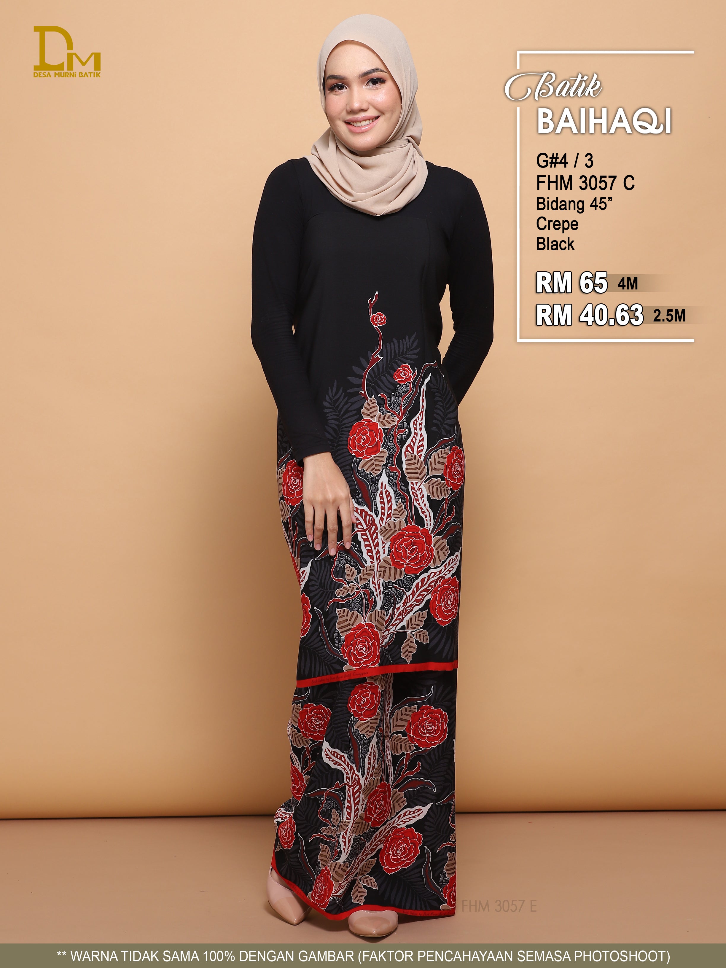 BAIHAQI G 4-3 HITAM