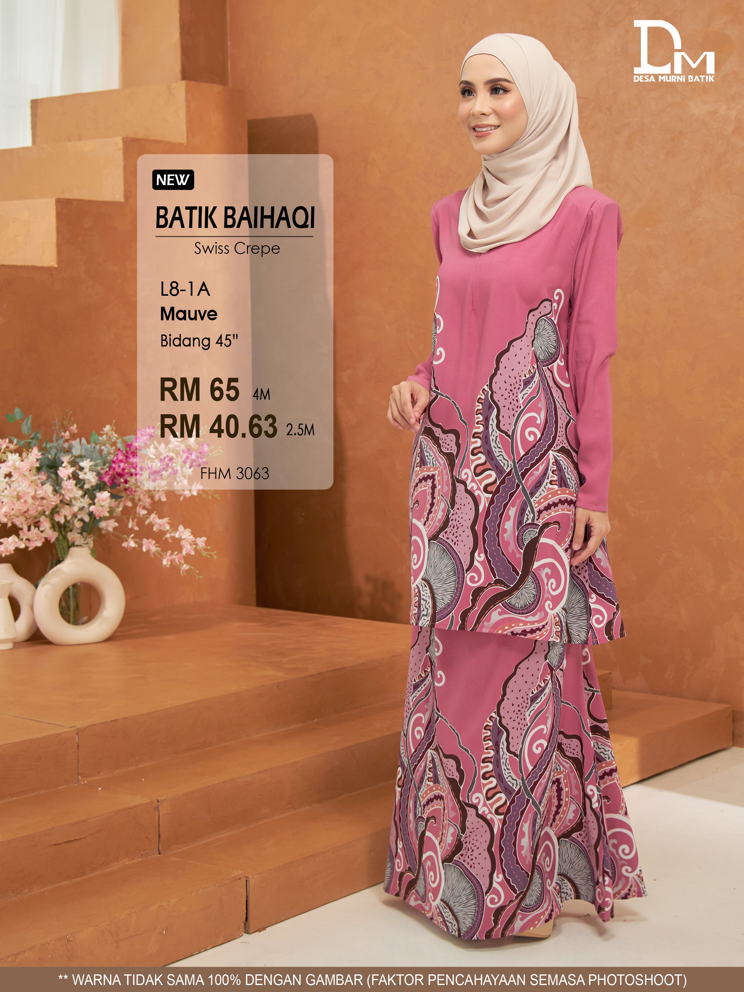 BAIHAQI L 8-1 MAUVE