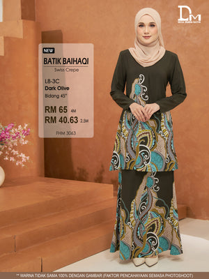 BAIHAQI L 8-3 DARK OLIVE