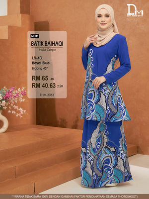 BAIHAQI L 8-4 ROYAL BLUE