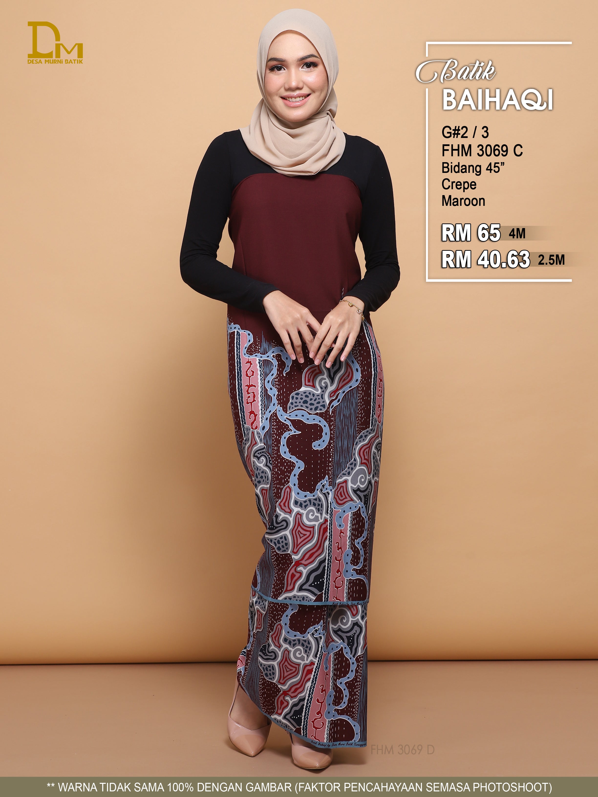 BAIHAQI G 2-3 MAROON