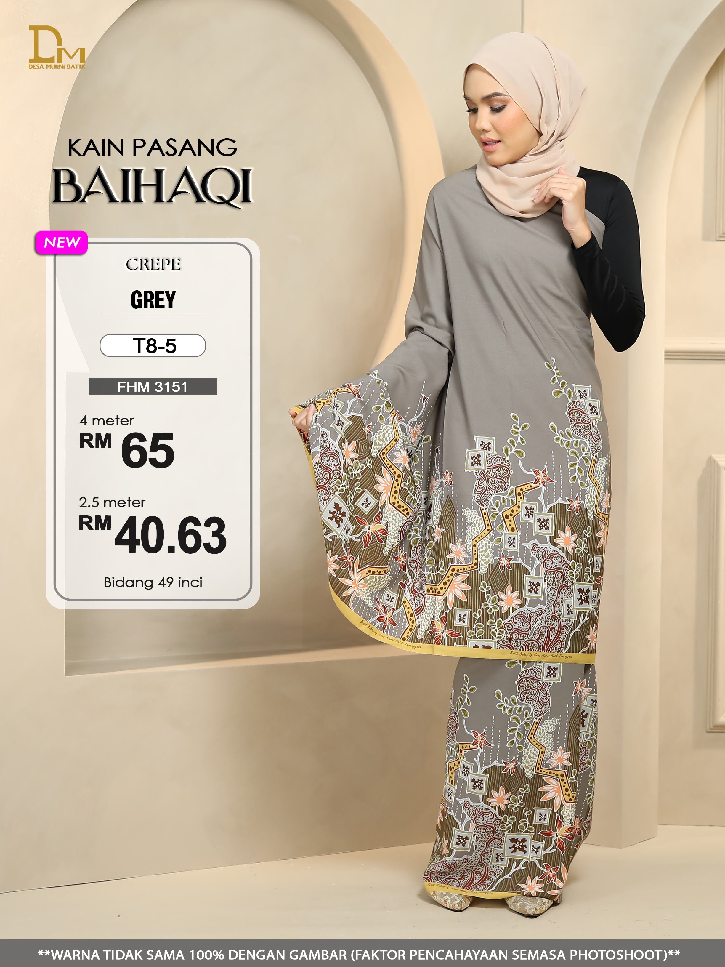 BAIHAQI T 8-5 GREY