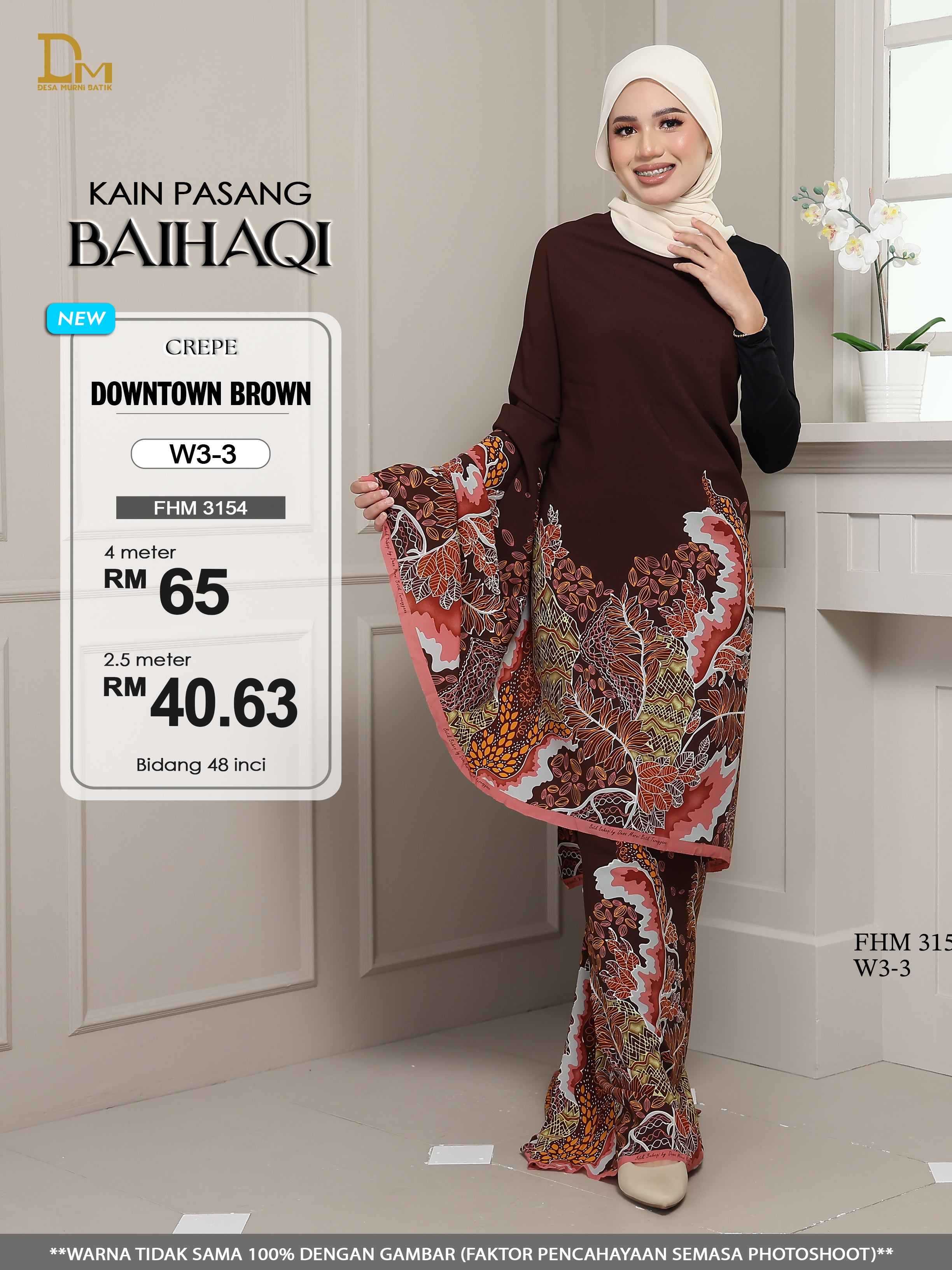 BAIHAQI W 3-3 DOWNTOWN BROWN