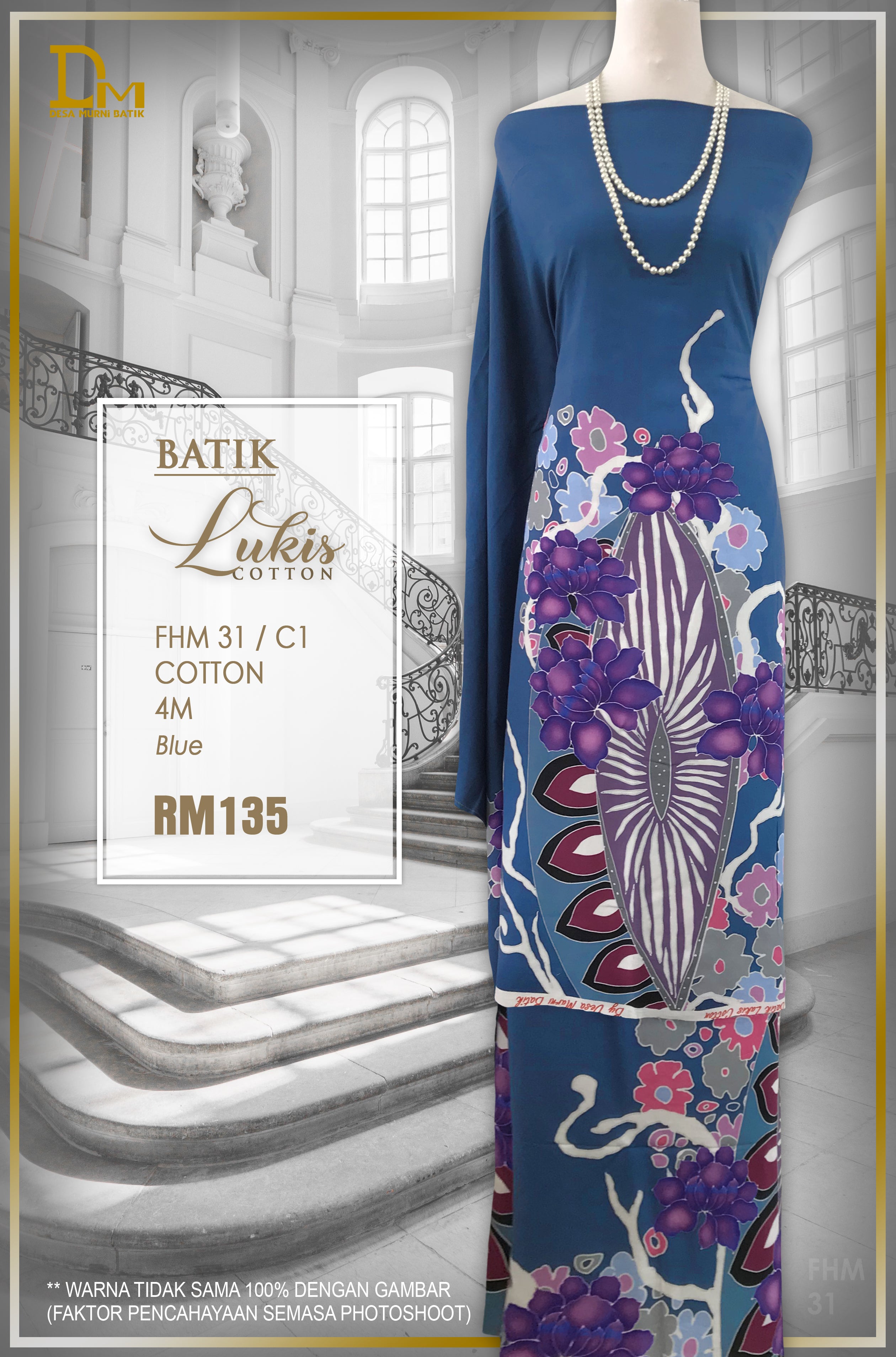 BATIK LUKIS TERENGGANU COTTON FHM 31