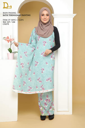 BATIK TERENGGANU PAINTING FHM 37 CREPE