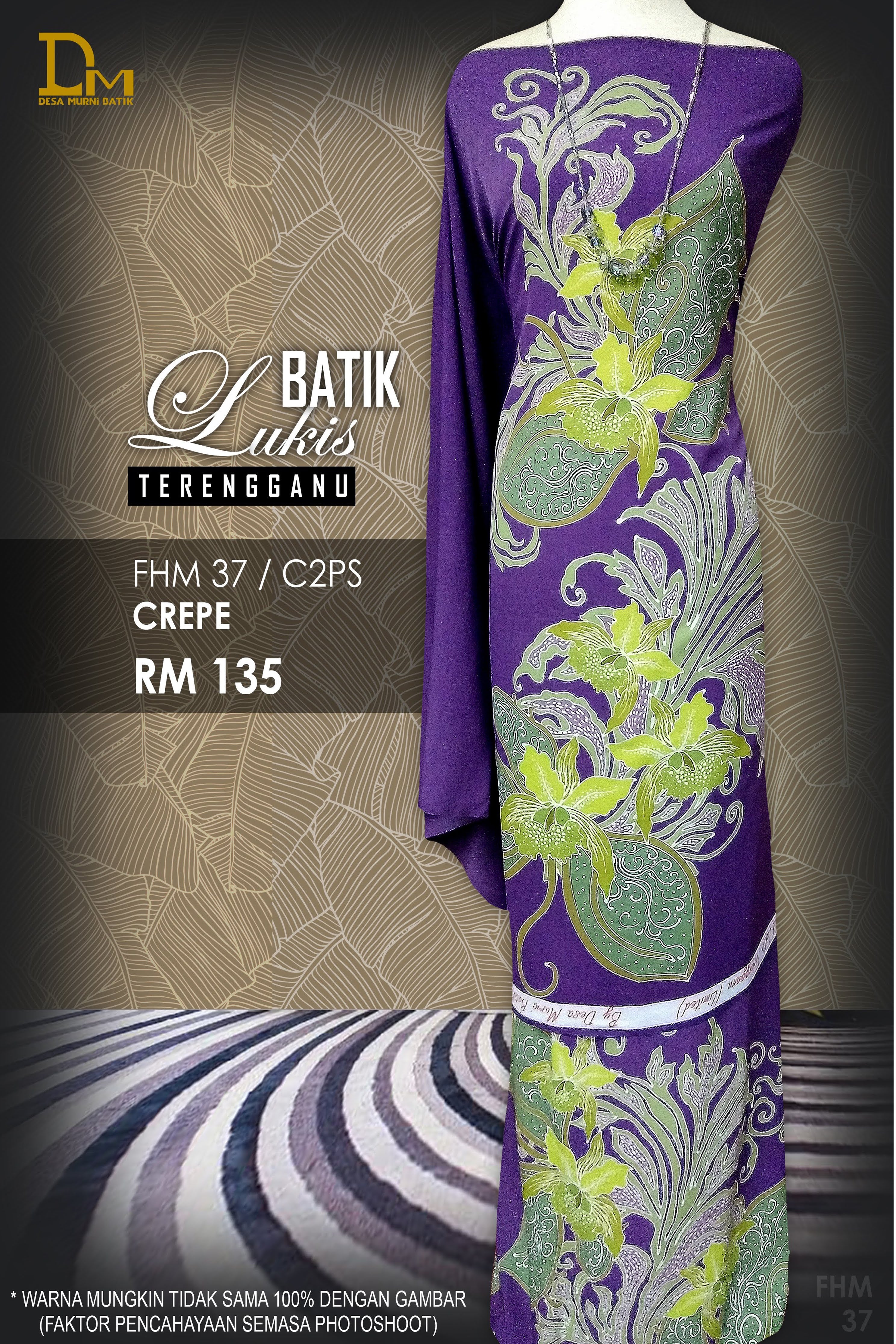 BATIK LUKIS TERENGGANU CREPE FHM 37