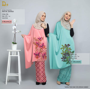 BATIK ZAHRA FHM 396 SALUNA ORANGE