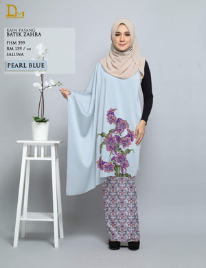 BATIK ZAHRA FHM 399 SALUNA PEARL BLUE