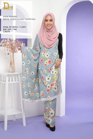 BATIK TERENGGANU PAINTING FHM 39 CREPE