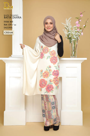 BATIK ZAHRA FHM 405 SALUNA CREAM