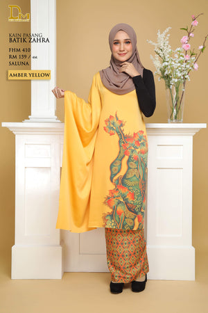 BATIK ZAHRA FHM 410 SALUNA AMBER YELLOW