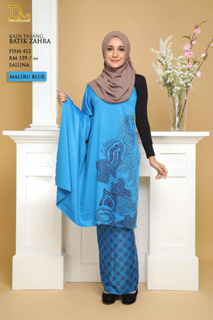 BATIK ZAHRA FHM 412 SALUNA MALIBU BLUE