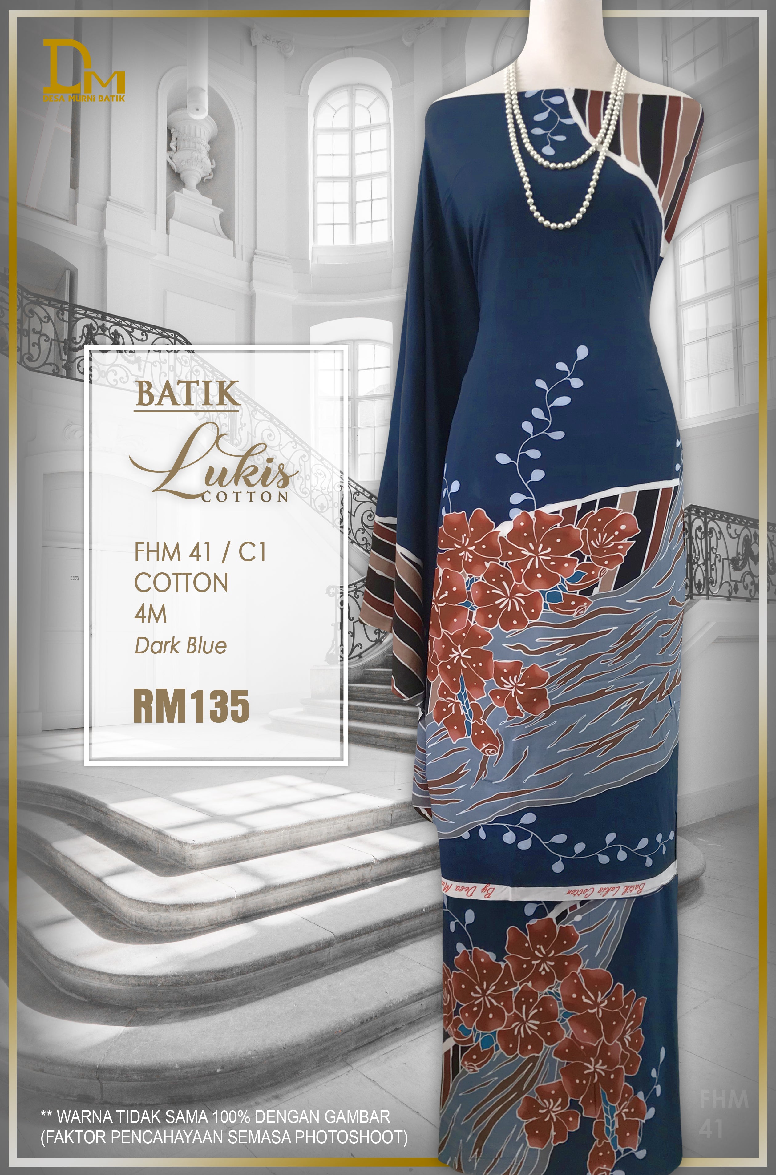 BATIK LUKIS TERENGGANU COTTON FHM 41