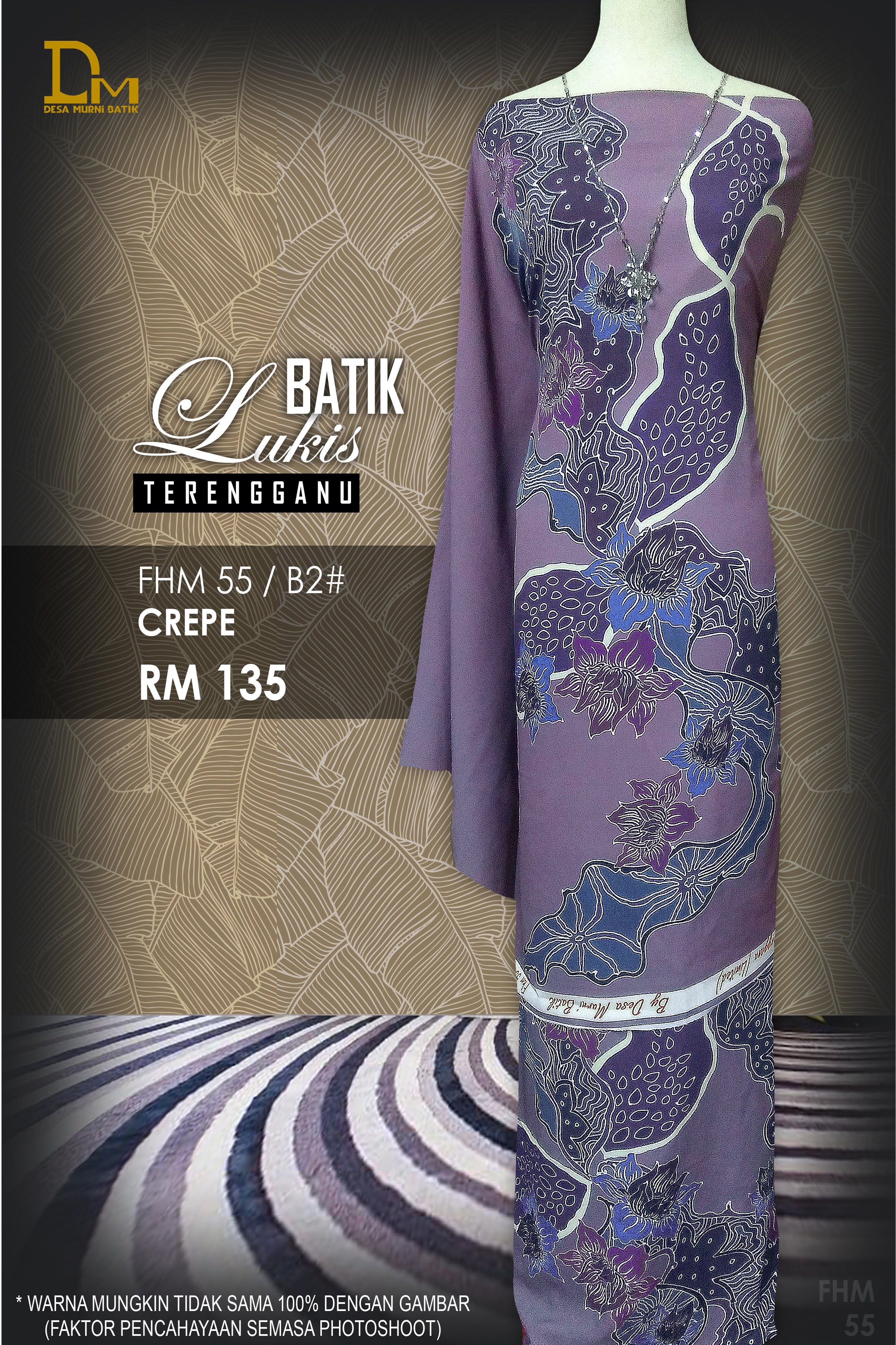 BATIK LUKIS TERENGGANU CREPE FHM 55
