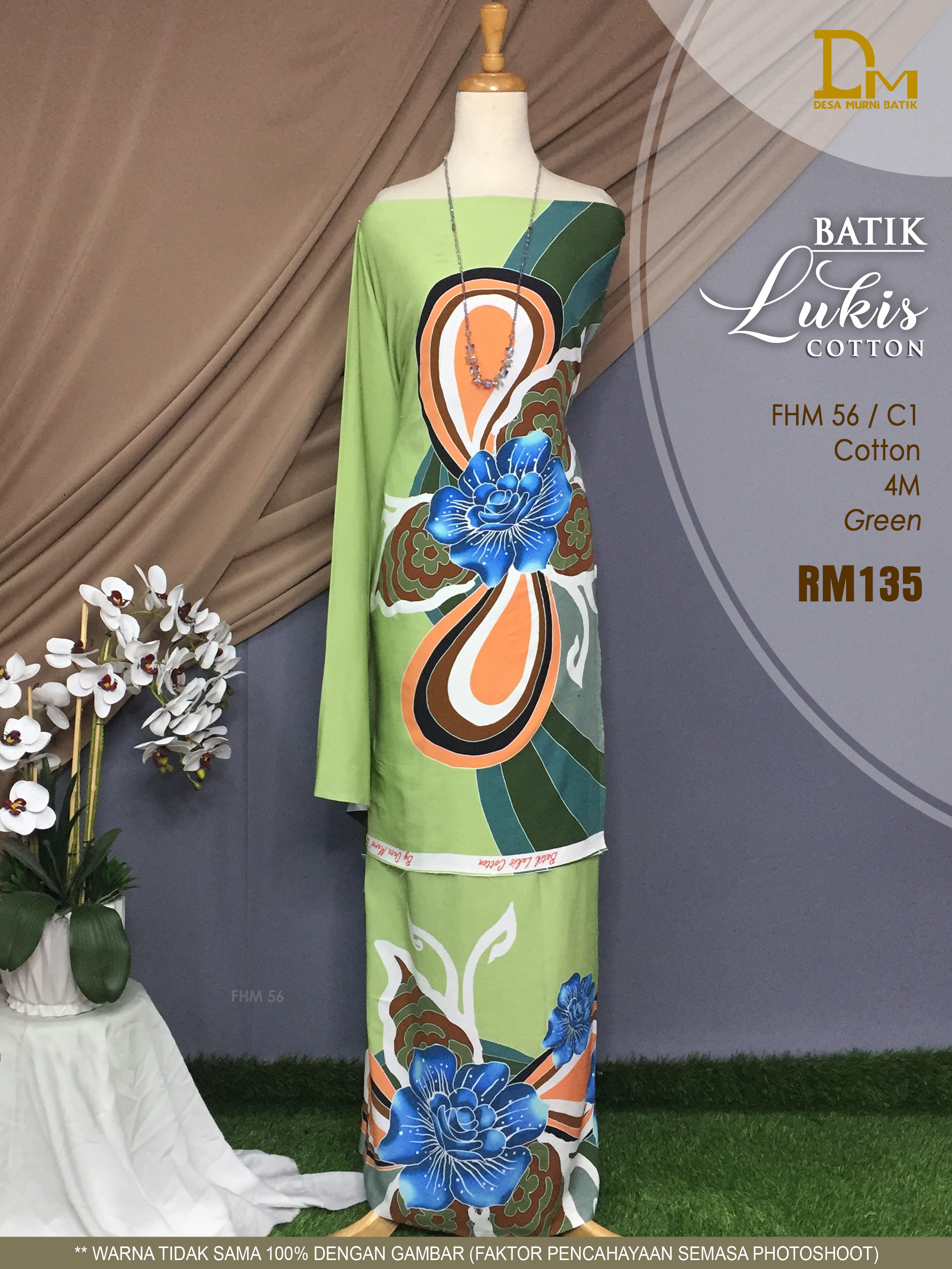 BATIK LUKIS TERENGGANU COTTON FHM 56