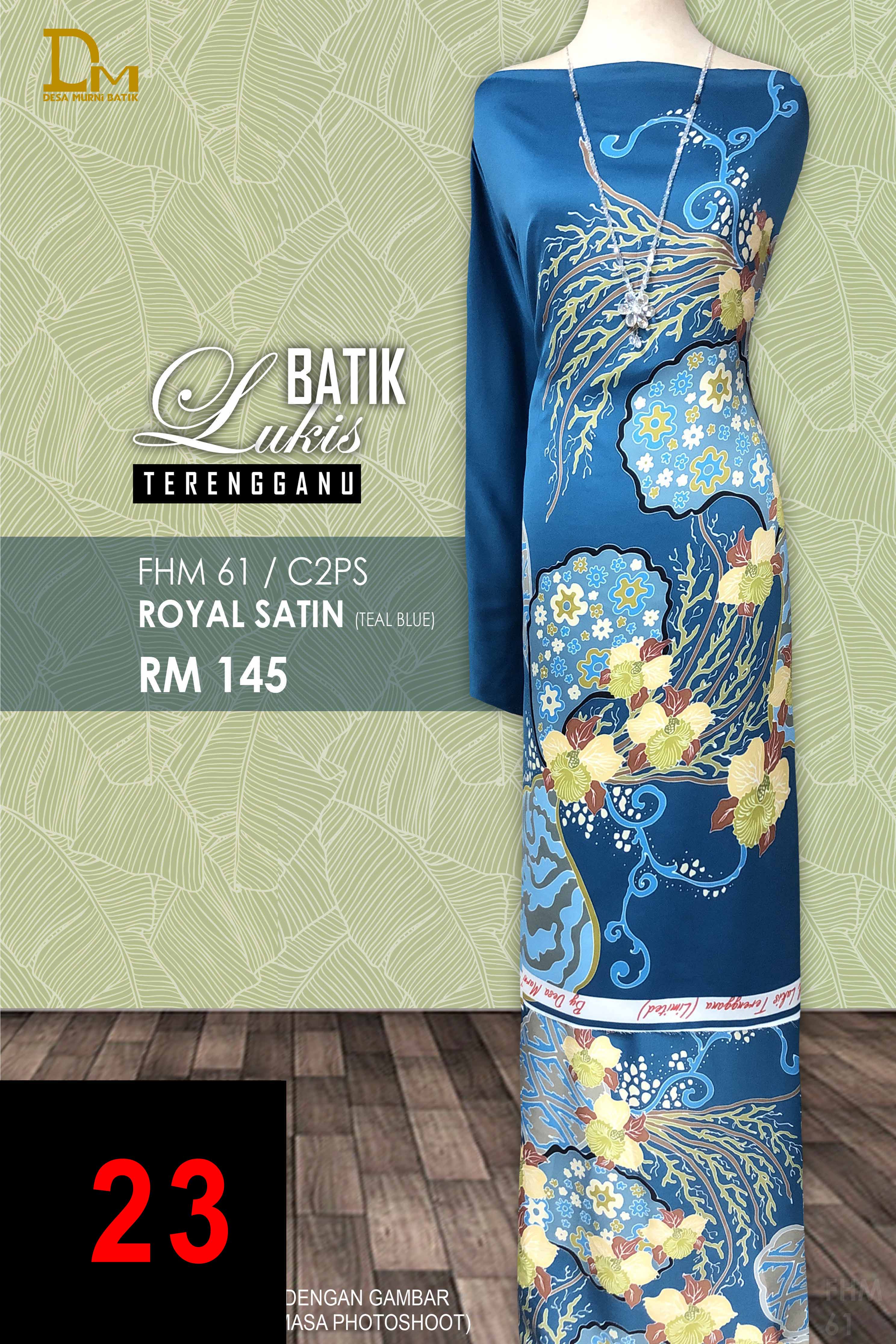BATIK LUKIS TERENGGANU ROYAL SATIN FHM 61