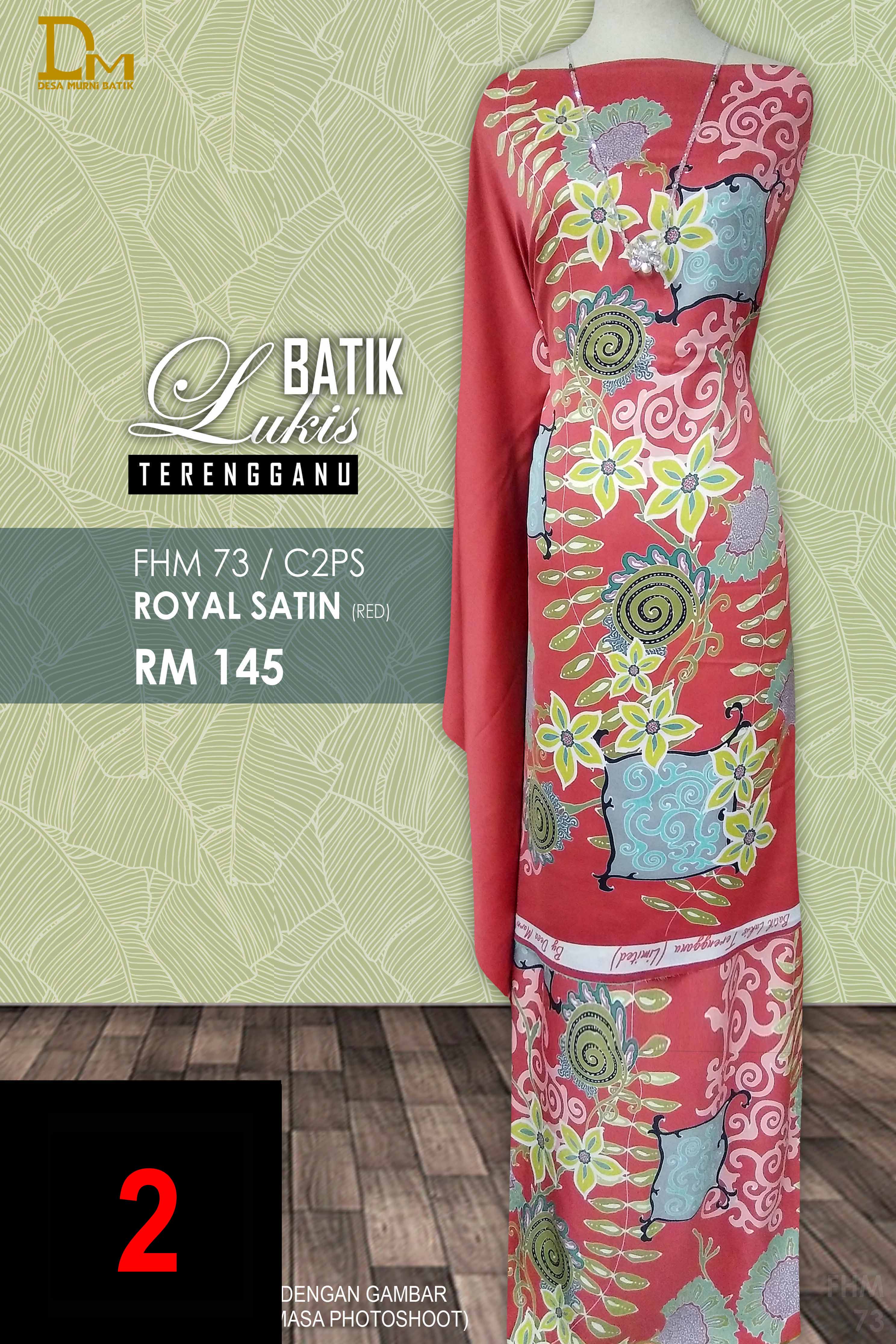BATIK LUKIS TERENGGANU ROYAL SATIN FHM 73