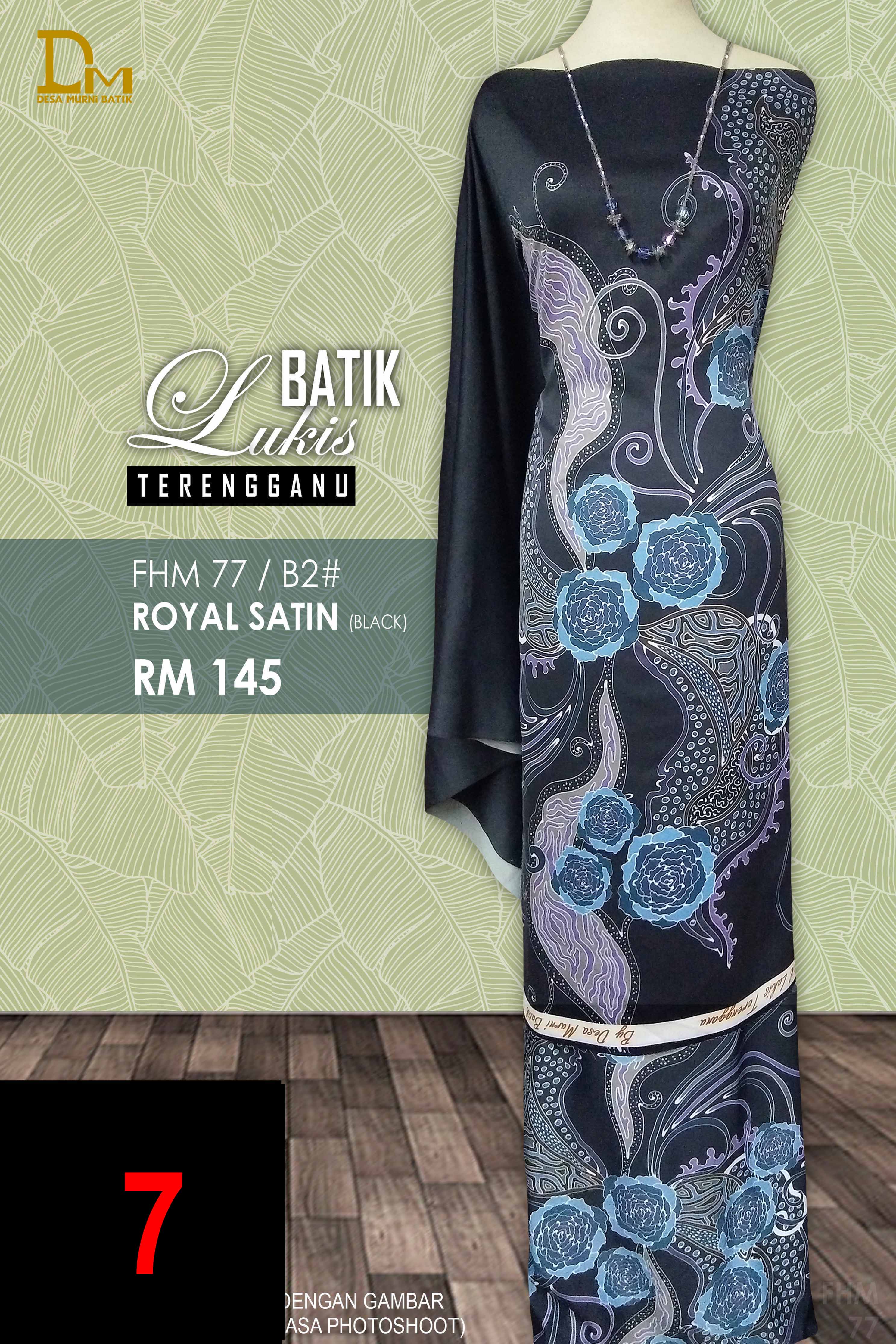 BATIK LUKIS TERENGGANU ROYAL SATIN FHM 77