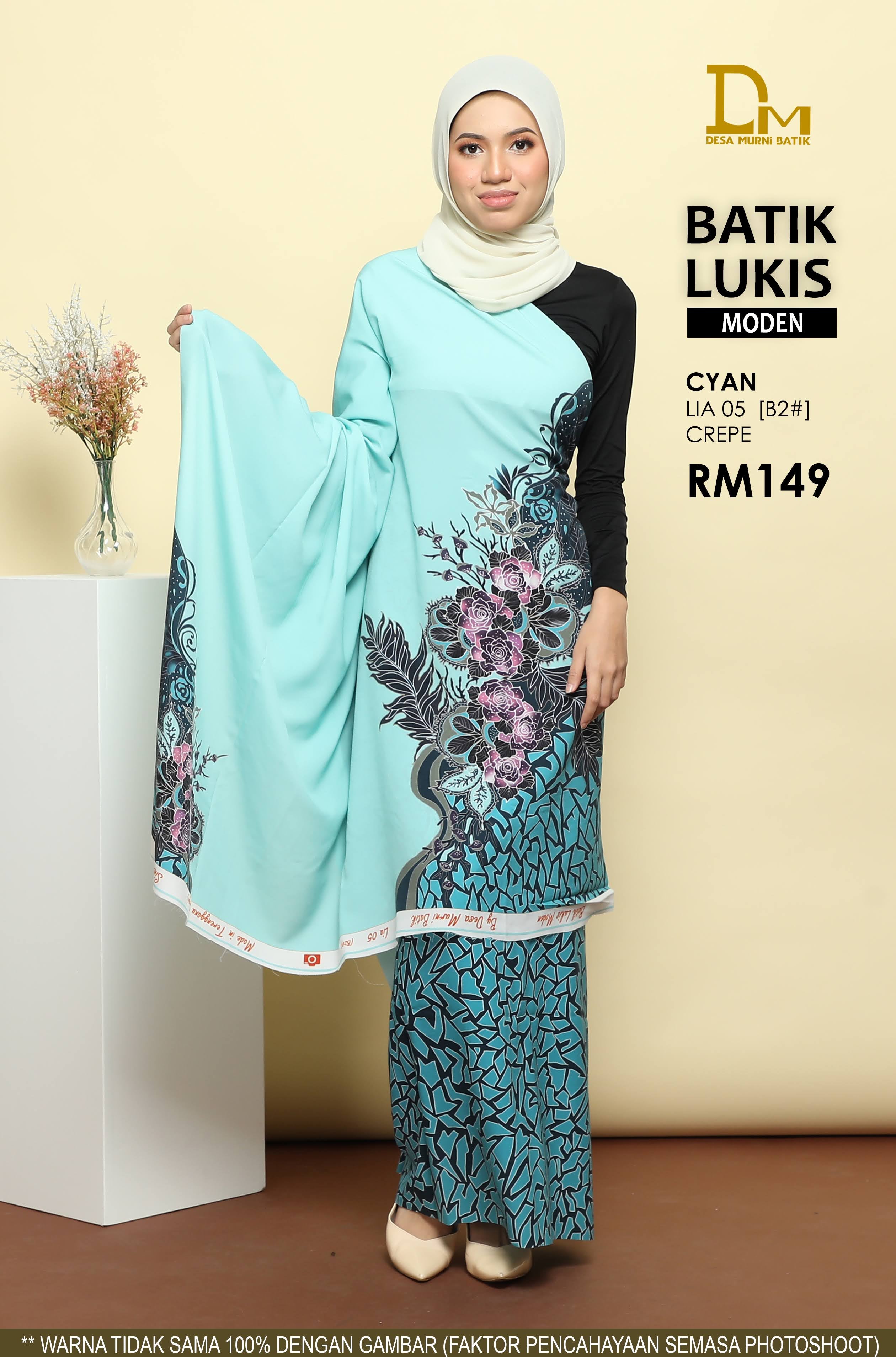 BATIK LUKIS MODEN CREPE LIA 05