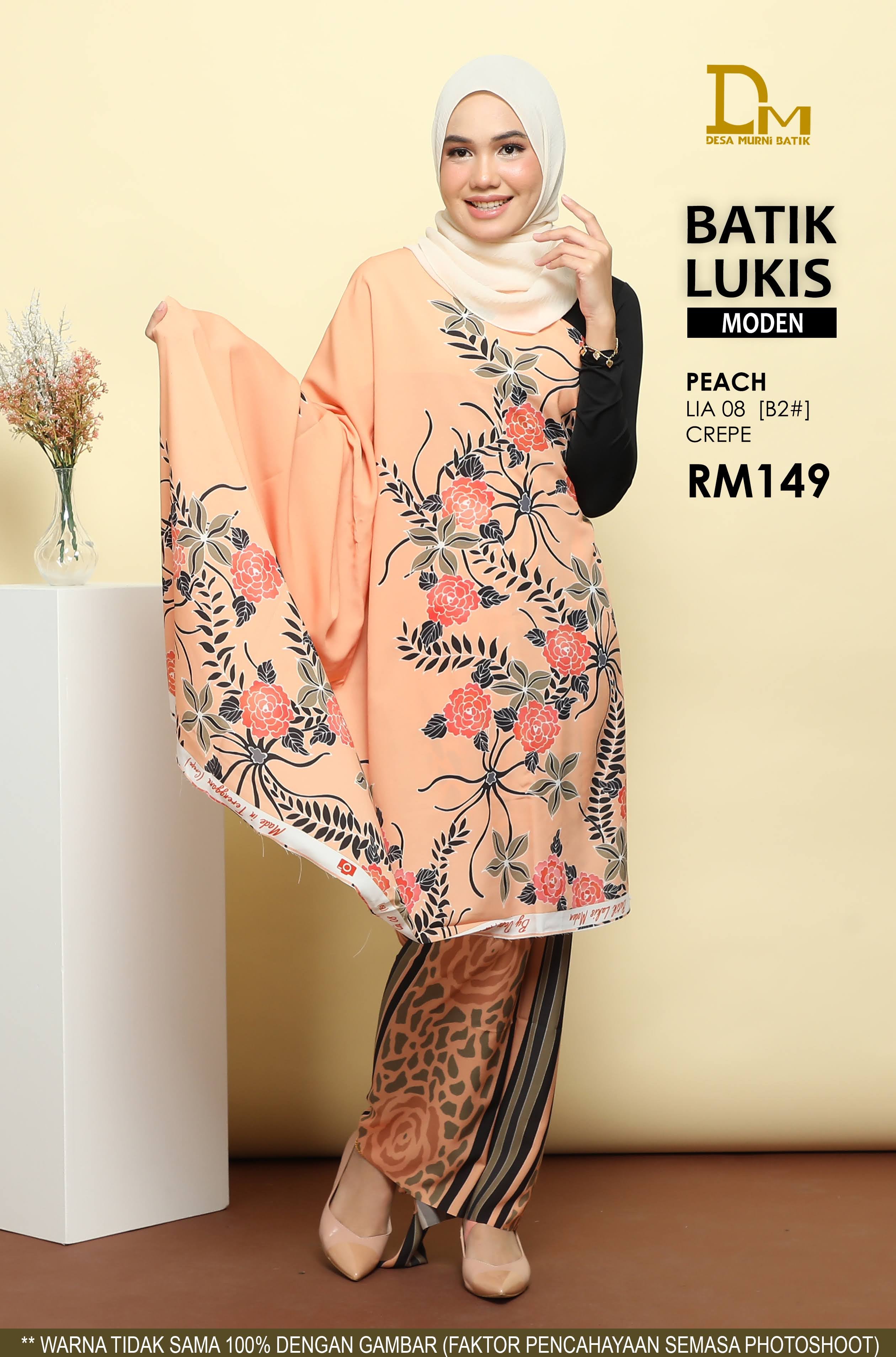 BATIK LUKIS MODEN CREPE LIA 08