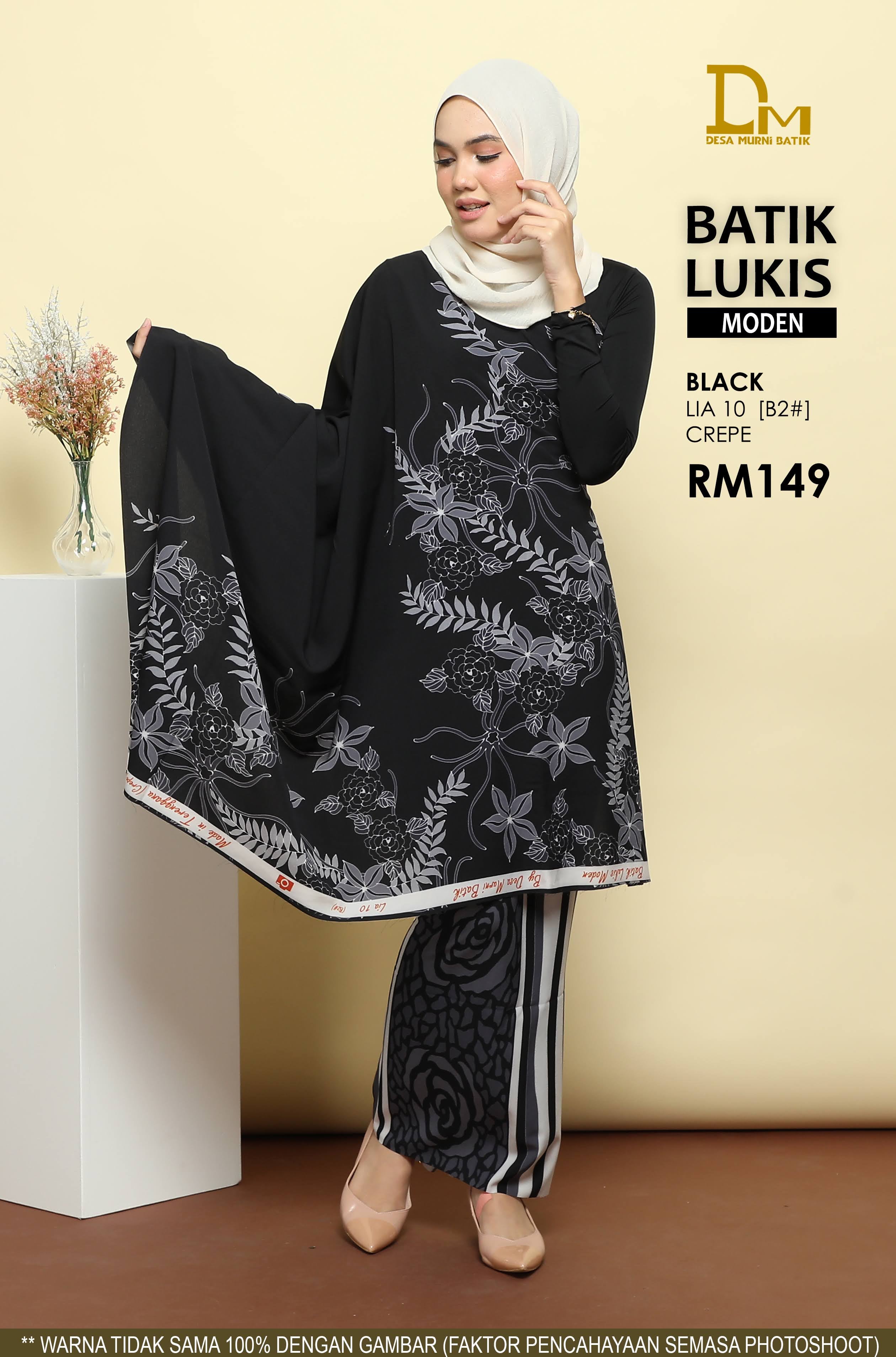 BATIK LUKIS MODEN CREPE LIA 10