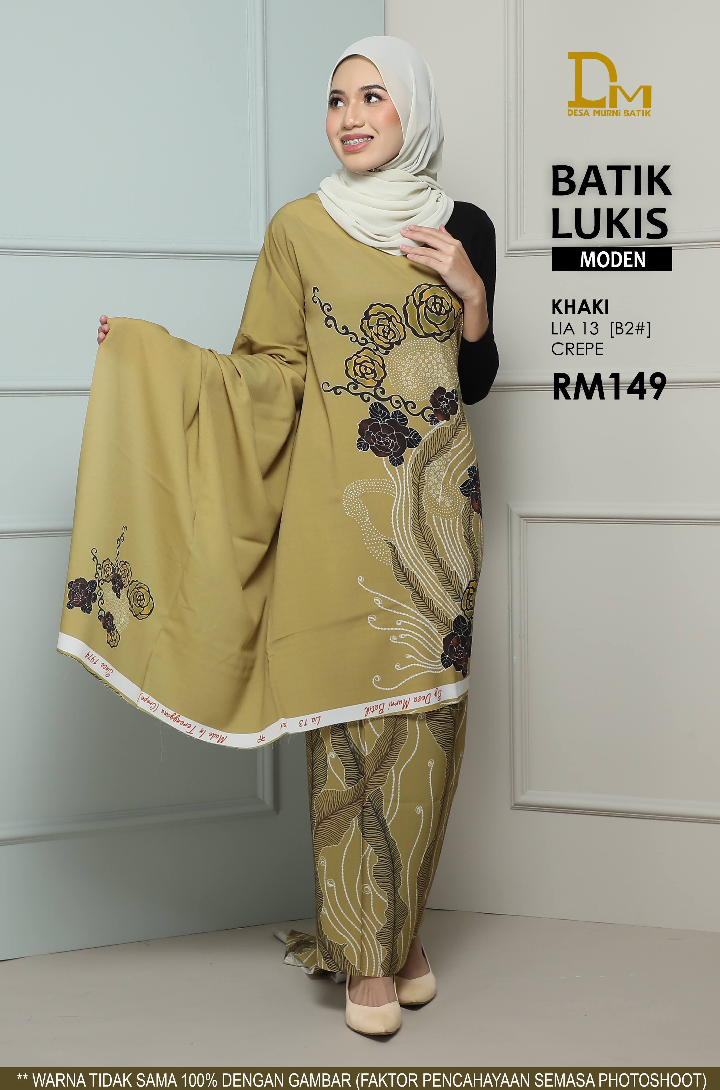 BATIK LUKIS MODEN CREPE LIA 13