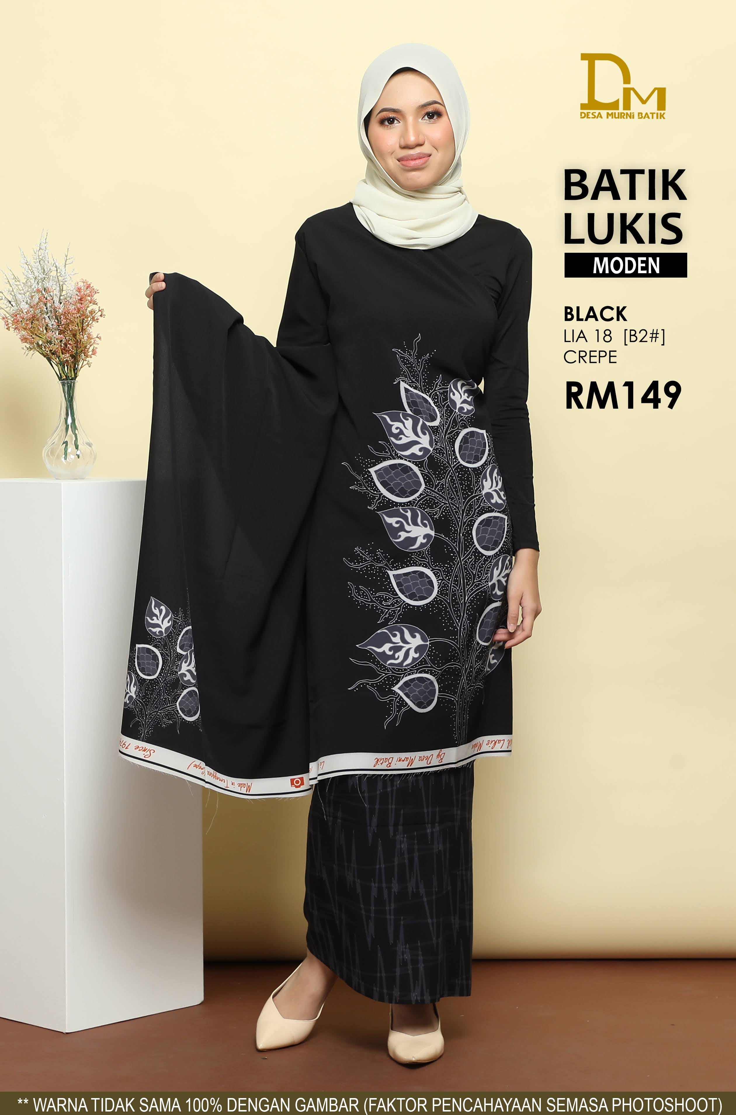BATIK LUKIS MODEN CREPE LIA 18