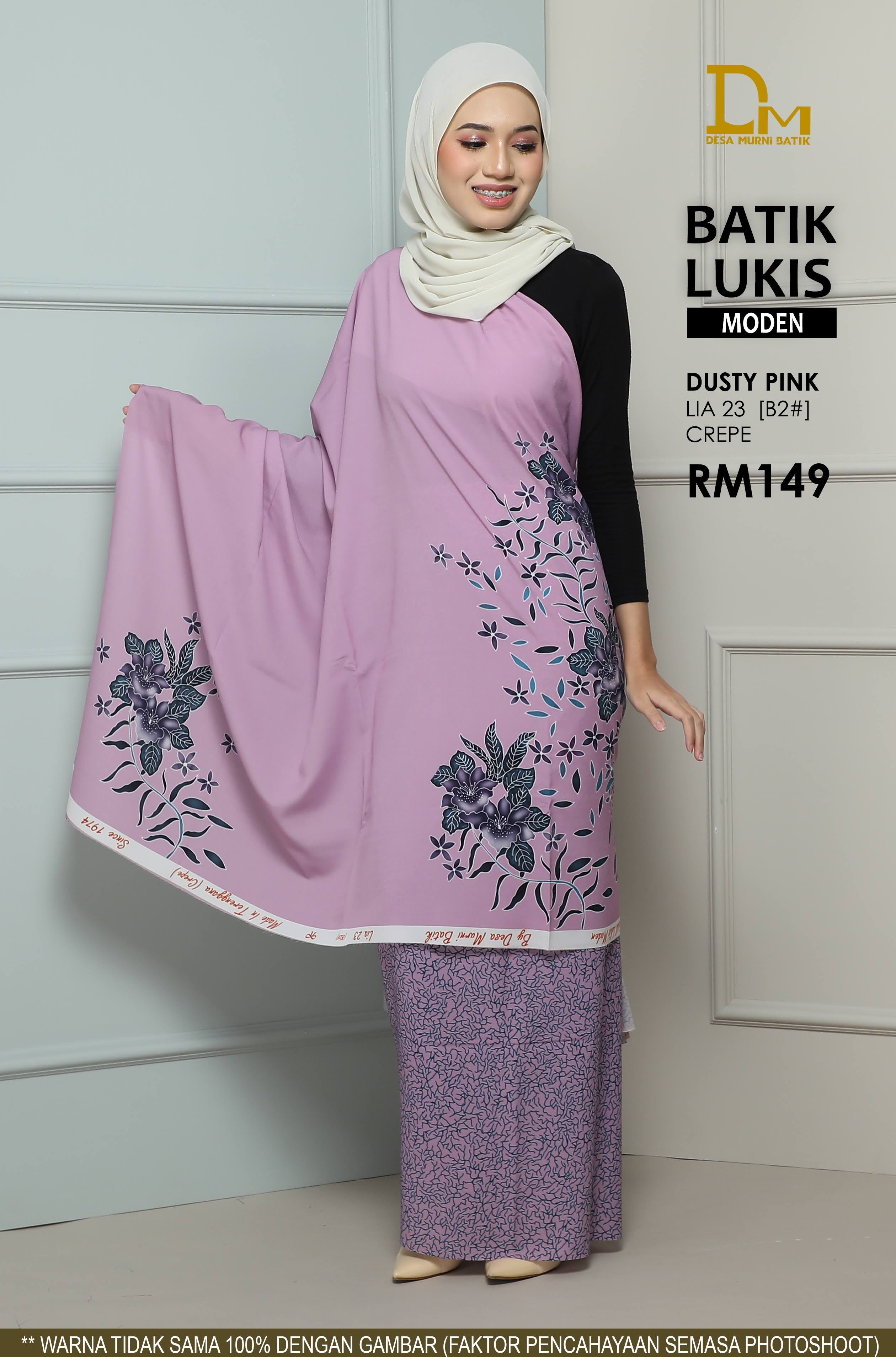BATIK LUKIS MODEN CREPE LIA 23