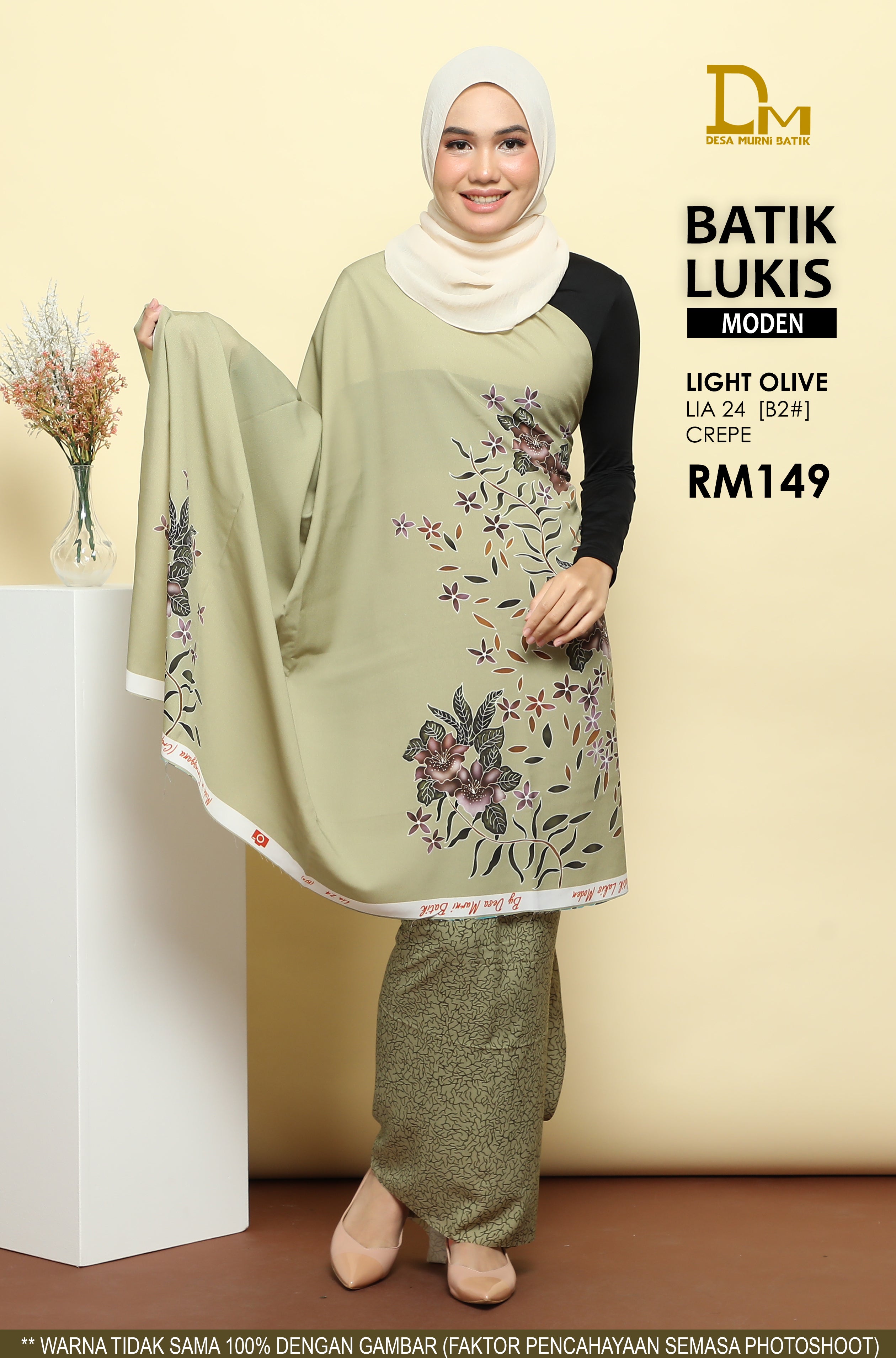 BATIK LUKIS MODEN CREPE LIA 24