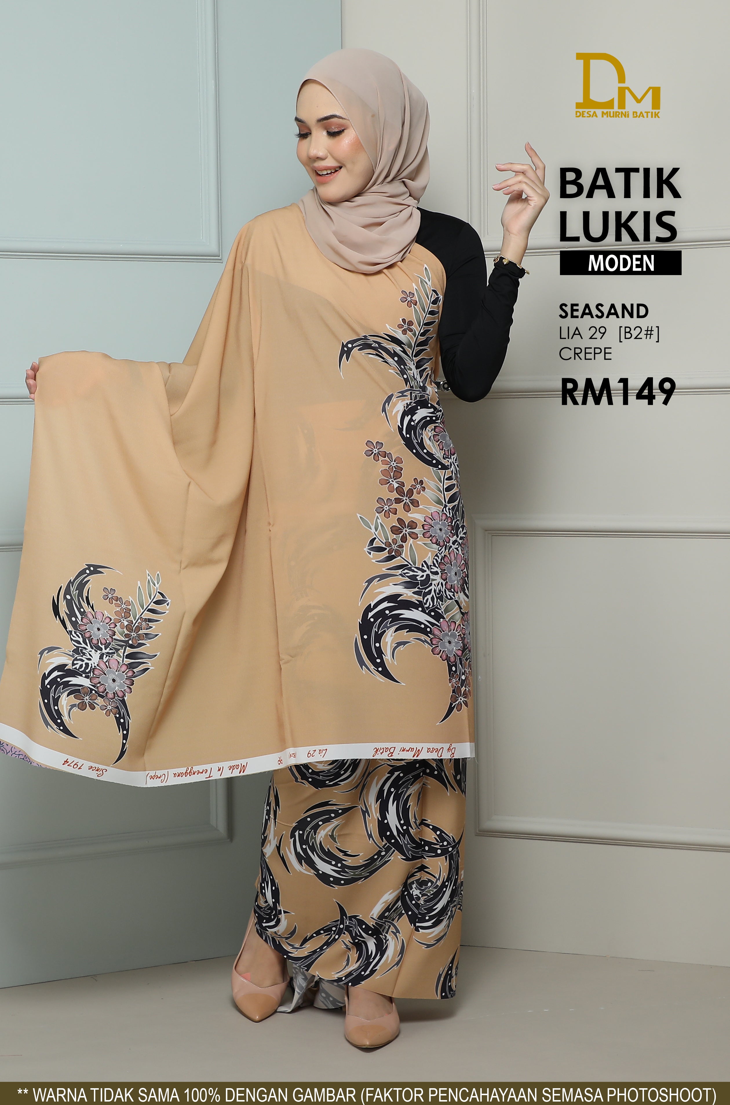 BATIK LUKIS MODEN CREPE LIA 29