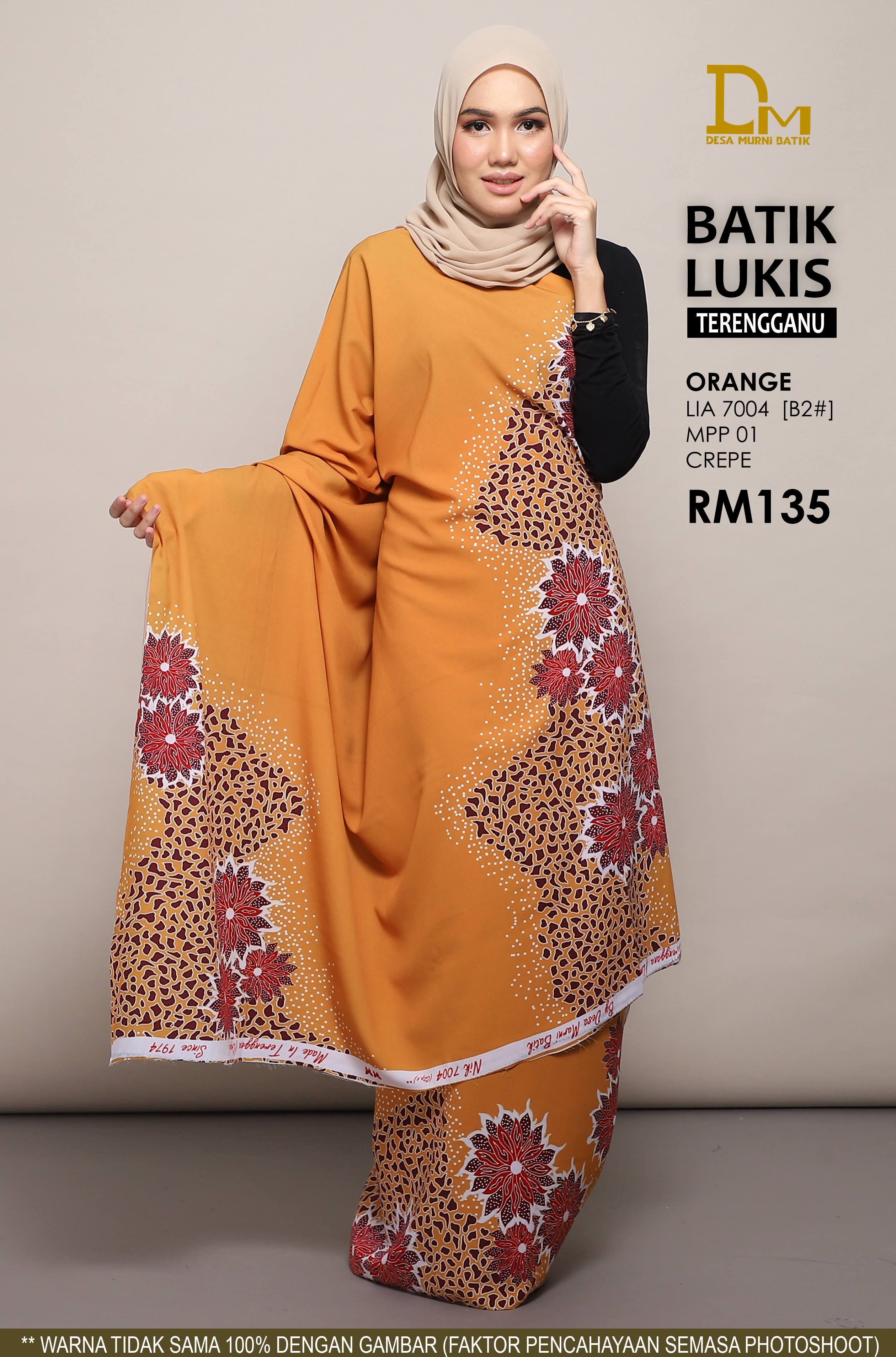BATIK LUKIS TERENGGANU CREPE LIA 7004