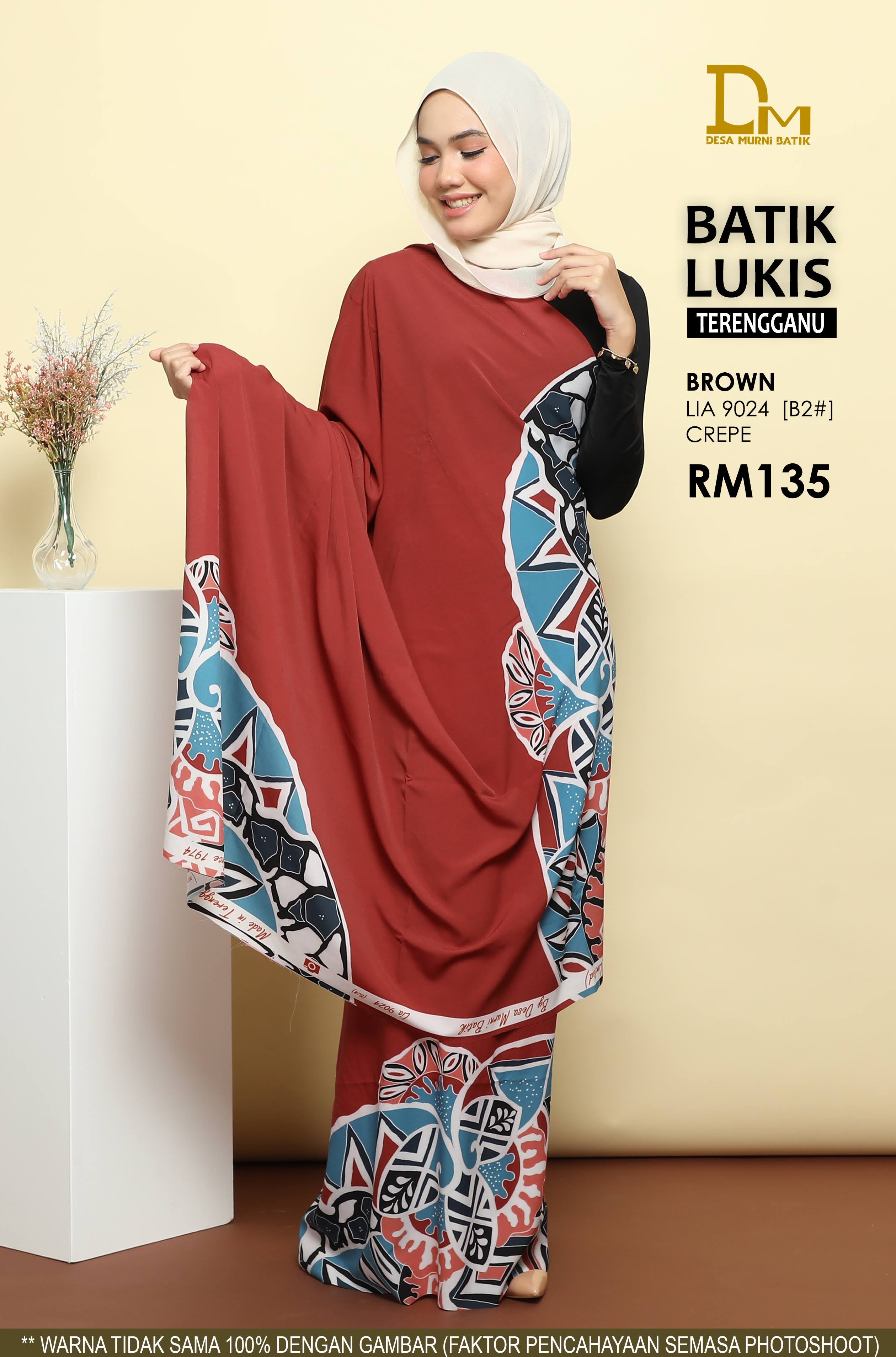BATIK LUKIS TERENGGANU CREPE LIA 9024
