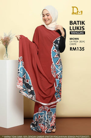 BATIK LUKIS TERENGGANU CREPE LIA 9024