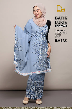 BATIK LUKIS TERENGGANU CREPE LIA 9045