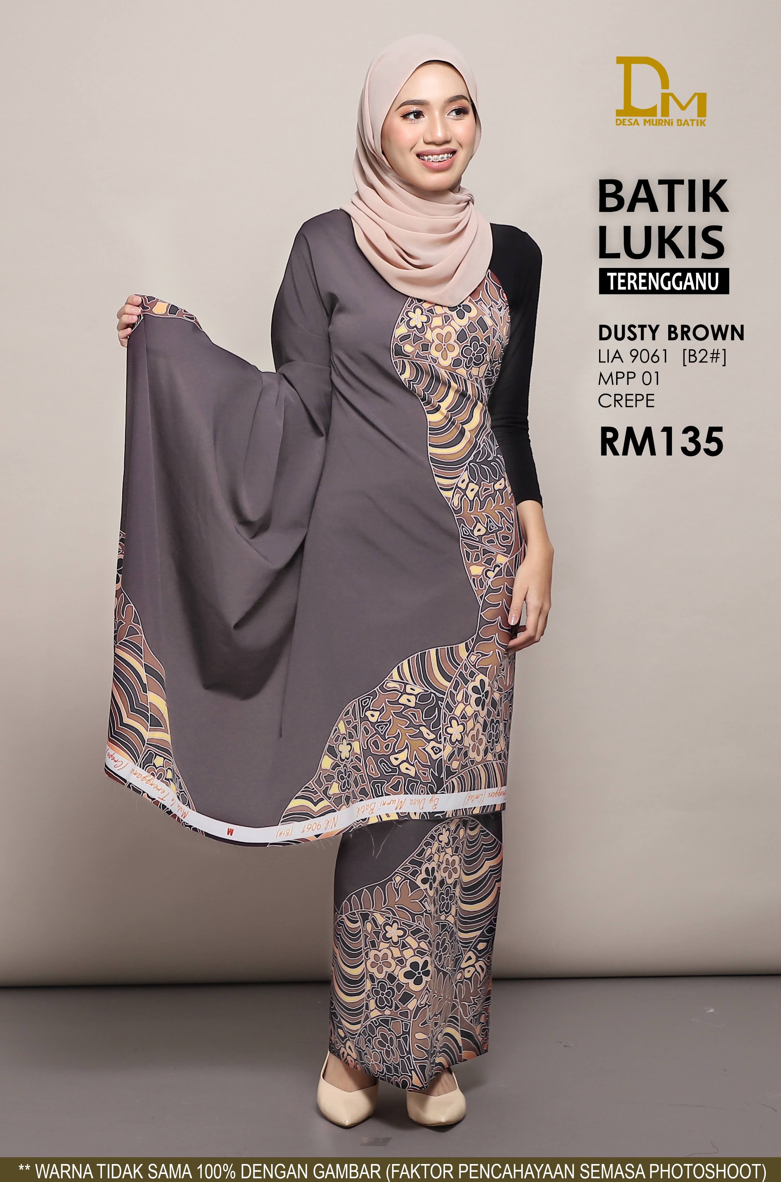 BATIK LUKIS TERENGGANU CREPE LIA 9061