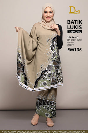 BATIK LUKIS TERENGGANU CREPE LIA 9082