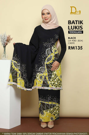 BATIK LUKIS TERENGGANU CREPE LIA 9083
