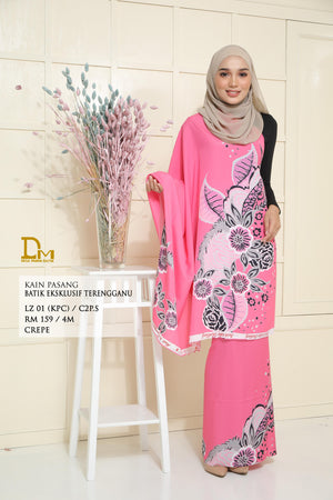 BATIK EKSKLUSIF TERENGGANU CREPE LZ 01 KPC