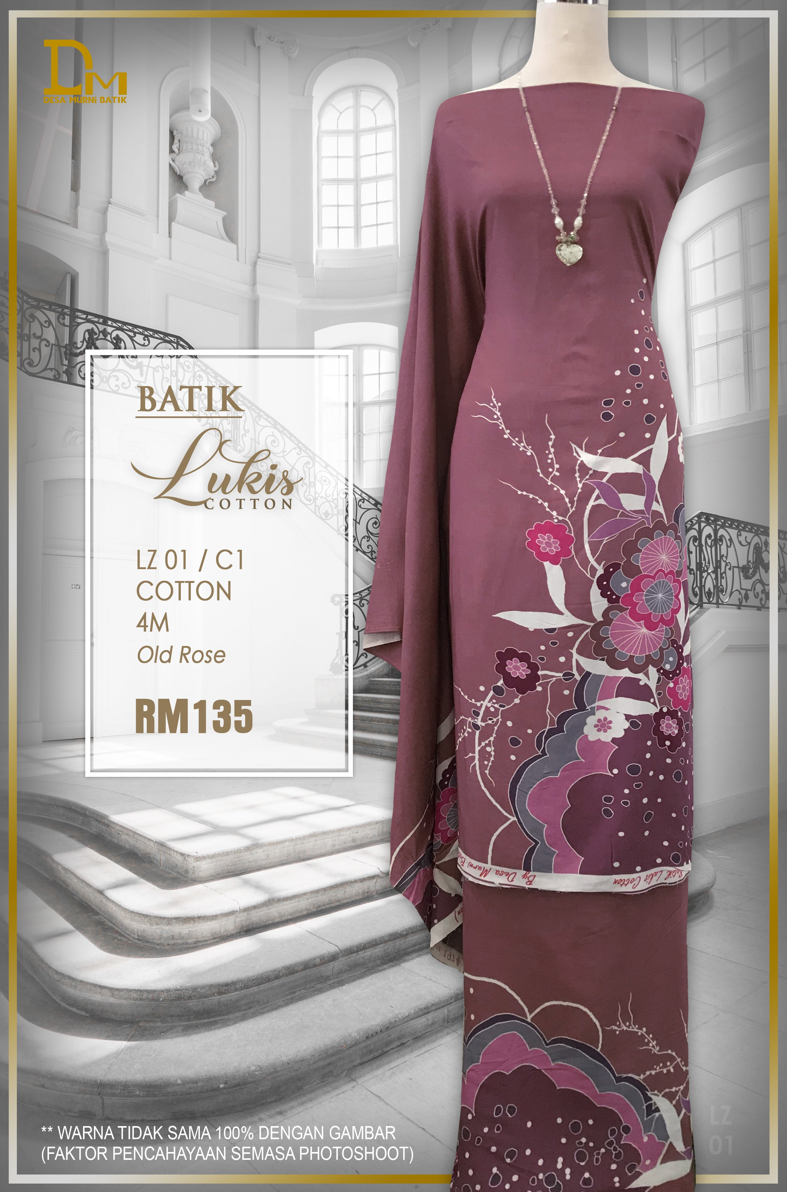 BATIK LUKIS TERENGGANU COTTON LZ 01