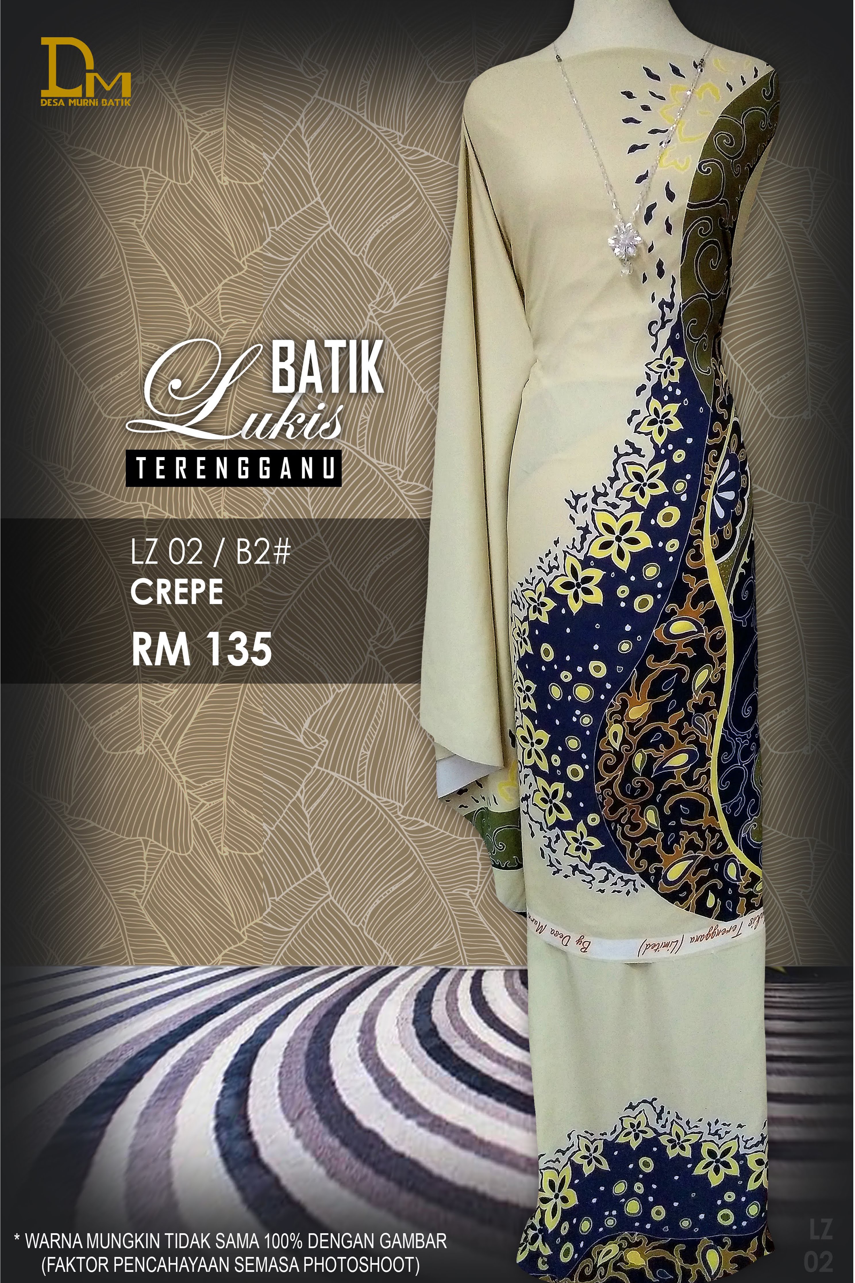 BATIK LUKIS TERENGGANU CREPE LZ 02