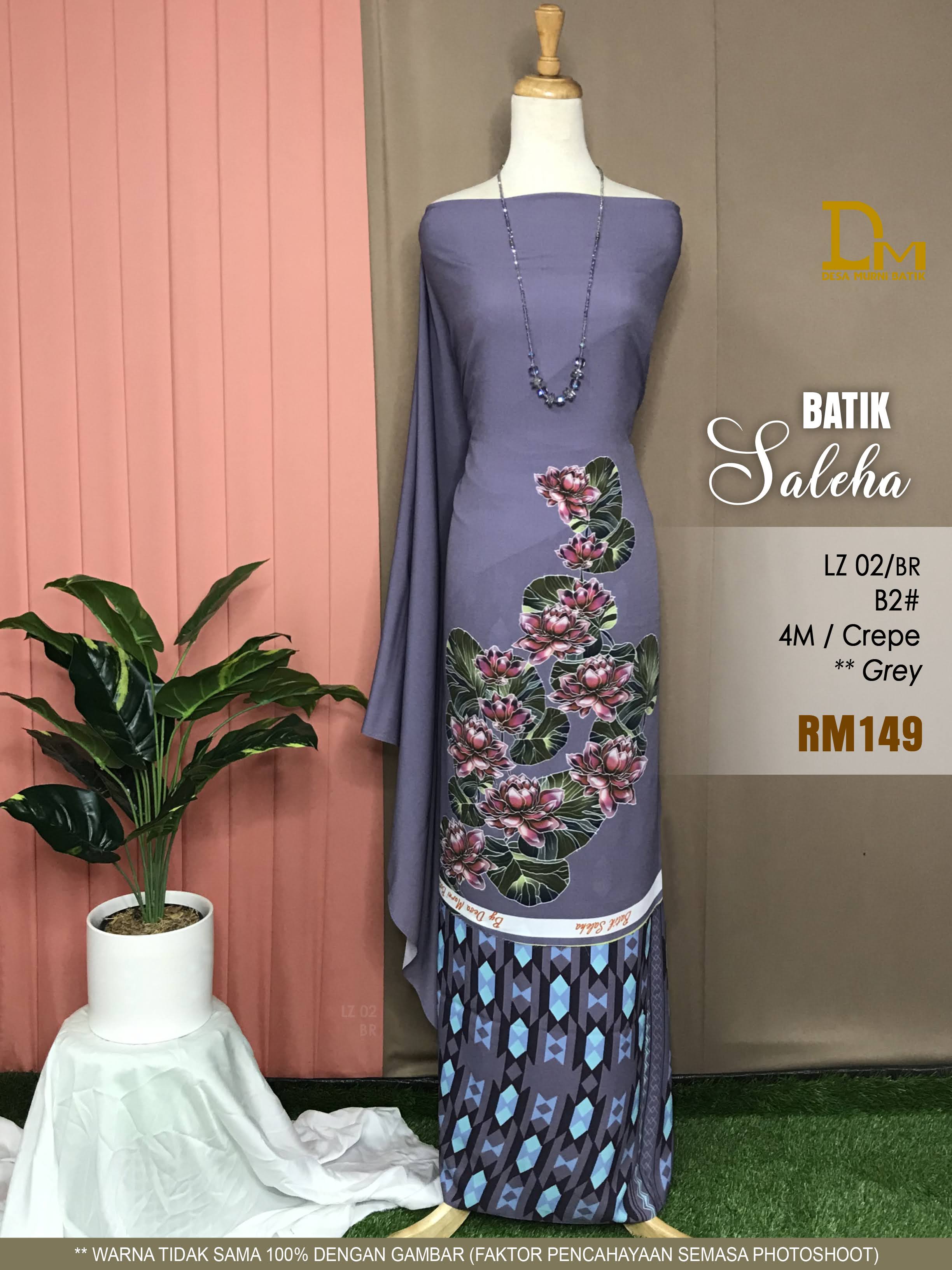 BATIK SALEHA CREPE LZ 02 BR